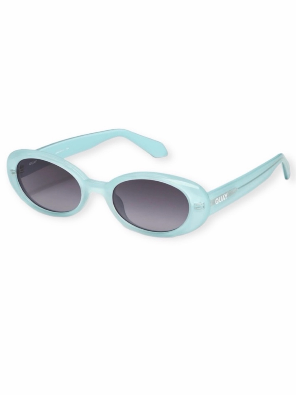 Quay Australia Mint Oval Sunglasses